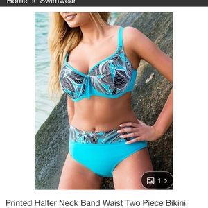 High waisted swim suit bikini